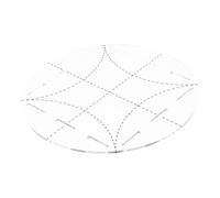 ARTSEWPLY Righello Cucito in Acrilico per Patchwork Modello Quilt Stabile e Durevole Strumento Pratico per Taglio Tessuti Irregolari Guida Cucire Facile da Usare