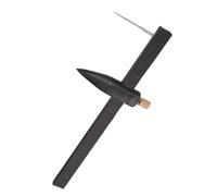 ARTSEWPLY Righello Taglierino Circolare per Argilla Strumento per Disegnare Cerchi in Ceramica Compasso Resistente in Plastica Durevole