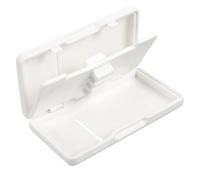 ARTSEWPLY Scatola Porta Ance per Oboe 6 Slot in Plastica Resistente Bianca, Custodia Compatta Supporto Bifacciale e Anello di Gomma, Accessorio per Oboe per Trasporto e Protezione