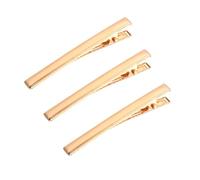 ARTSEWPLY Set 3 Clip per Chioma in Lega Color Oro, Accessori Chioma Donna e Ragazza, Design Semplice alla Moda, per Viaggi e Uscite