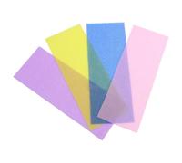 ARTSEWPLY Set 4 Panni Esfolianti in Nylon 80X30 CM Scrubber a Rete Elastico per Corpo e Sauna Asciugamani da Bagno Esfolianti Colorati per Pulizia Profonda e Uso Quotidiano