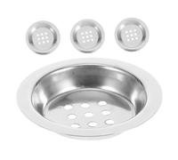 ARTSEWPLY Set 4 Pezzi Ricambi Porta Incenso in Acciaio Per Bruciatore Carbone Arabo, Schermo e Piattini Rotondi Per Aromaterapia Meditazione