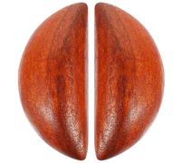 ARTSEWPLY Set da 2 Coppe Sacre in Legno di per Divinazione Taoista Coppe Yin Yang Compatte e Portatili Decorazioni Spirituali per Meditazione e Altare Domestico