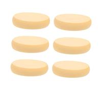 ARTSEWPLY Set Da 6 Piumini Da Cipria Ovali Resistenti Per Trucco in Polvere Libera Spugna a Pori Uniformi Per Applicazione Cosmetica Quotidiana