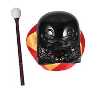 ARTSEWPLY Set Muyu 5 Pollici in Acrilico Cuscino Protettivo e Mazzuolo Per Recitazione Sutra e Contesto Zen