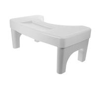 ARTSEWPLY Sgabello Da Bagno Per Adulto Con Poggiapiedi Antiscivolo Rialzo Wc Compatto e Robusto Design Ergonomico e Salva Spazio Per Migliorare Esperienza Toilette
