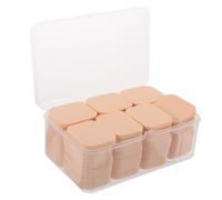 ARTSEWPLY Spugne per Trucco Usa e Getta in Lattice 60 Pezzi, Bignè Quadrato per Fondotinta e Correttore, Spugnette Monouso per Viso per Uso Professionale e Quotidiano