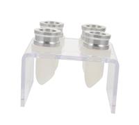 ARTSEWPLY Stampo Per Rossetto Te Strumento in Silicone Per Realizzare Supporto Quattro Anelli Per Labbra
