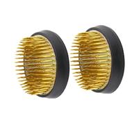 ARTSEWPLY Supporto per Composizioni Floreali Aghi di Rame 2 Pezzi Base di Fissaggio Portafiori Rotonda 3,4 Cm per Amanti del Flower Arranging e Artigianato Floreale