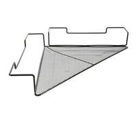 ARTSEWPLY Supporto Vasi Angolare in Nero per Balcone e Interni Scaffale Sospeso per Piante con Design Stabile e Versatile per Fioriere e Oggetti Decorativi