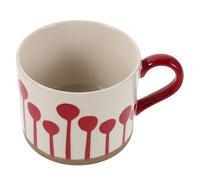 ARTSEWPLY Tazza in Ceramica Dipinta Mano Colorata con Design a Globo Minimalista Tazza Cappuccino Piccola per Caffè Tè e Bevande Calde Resistente e Adatta Casa e Ufficio