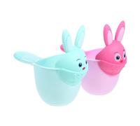 ARTSEWPLY Tazza Per Risciacquo Del Ragazzo Ragazza Set 2 Pezzi in Pp Design Animale Vivace Per Bagnetto e Risciacquo Chioma Ragazzo Ragazza