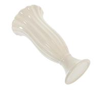 ARTSEWPLY Vaso per Fiori da Cimitero in Ceramica Bianco Vaso Monumentale Stabile per Lapidi e Tombe Decorazione Commemorativa Versatile per Fiori Freschi e Artificiali