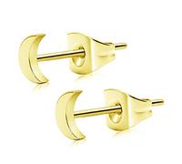 Artskin Donna Orecchini a borchia Orecchini piatti ipoallergenici senza nichel in titanio Orecchini a borchia sensibili per donne ragazze