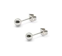 Artskin G23 orecchini a sfera in titanio per donne uomini ragazza ipoallergenici 4 mm orecchini in argento per orecchie sensibili