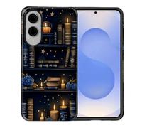 artslion 2 in 1 custodia estetica per Samsung Galaxy S25 EDGE Custodia protettiva antiurto per telefono anti-Motivo Luci e libri