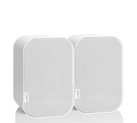 Artsound UNI20, set di 2 diffusori passivi, diffusore HiFi a 2 vie, 10-40 watt, montaggio a parete con snodo sferico, adatto a spazi fino a 20 m² come corridoio, cucina, toilette, colore: bianco.