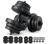 ArtSport manubri in set di 2 pezzi 40 kg - set di 2 manubri, 12 pesi/dischi e serrature a stella| Set di manubri corti per l'allenamento muscolare Manubri