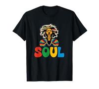 Artsy - Costume da donna Funk Sista Afro Soul Music, vintage anni '70 Maglietta