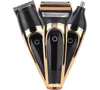 ARTSZY 3 su 1 Rasoio Elettrico, triponi for Capelli Kit Trimmer Kit di Barba elettrica for Uomini Multi -funzioni USB Kit di toelettatura di Ricarica Rapida Terrimer for Taglio di Capelli for casa