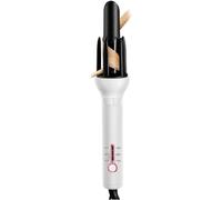 ARTSZY Bacchette for arricciare i capelli, bigodino automatico for capelli, styling for capelli, bigodino professionale in ceramica, bigodino rotante, ferro arricciacapelli (Color : White)