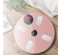 ARTSZY Bluetooth Bilancia for grasso corporeo Bilancia elettronica digitale Bilancia intelligente Bilance da bagno da pavimento Bilancia che pesa indice BMI (Color : Pink)