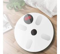 ARTSZY Bluetooth Bilancia for grasso corporeo Bilancia elettronica digitale Bilancia intelligente Bilance da bagno da pavimento Bilancia che pesa indice BMI (Color : White)