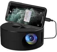 ARTSZY Proiettore LED nero Supporta 1080P Home Theater Media Player Home Wired Stesso schermo proiettore