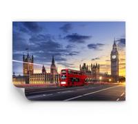 Arttor Carta da parati in TNT Standard - Londra autobus - 200x140 cm - Fotomurali Decorazione Murale Moderna Poster gigante XXL Decorazione da Muro Design Soggiorno Camera da letto - WF1AA200x140-3592
