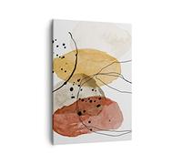 ARTTOR Moderno Quadro su Tela 50x70 cm Verticale Astratto Arte - 4658
