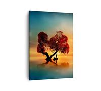 ARTTOR Moderno Quadro su Tela 50x70 cm Verticale Paesaggi Natura - 3458