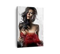 ARTTOR Moderno Quadro su Tela 50x70 cm Verticale Persone - 2142