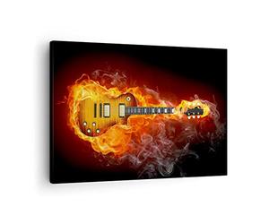 ARTTOR Moderno Quadro su Tela 70x50 cm Stampe da Parete Musica - 0197