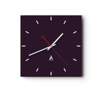ARTTOR Orologio da Parete in Vetro 40x40cm Piccolo Moderno Orologio da Muro Per Casa Cucina Soggiorno Silenzioso Wall Clock Decorazione Orologio da Appendere - C3AC40x40-3253