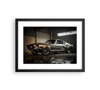 ARTTOR Poster da Parete 40x30 cm Cornice Nera Auto - 5779 - P2B | Sport Classico Stampa da Parete Quadro Decorativo Decorazione da Parete Arte Poster Moderno Quadro Decorativo ARTTOR