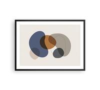 ARTTOR Poster da Parete 70x50 cm Cornice Nera Astratto - 4749 - P2B