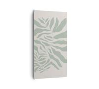 ARTTOR Quadri Moderni su Tela 65x120 cm Verticale Botanica Fiori - 5898 | Boho Vegetale Quadro Decorativo Grande Soggiorno Camera da Letto Decorazione da Parete Arte da Parete ARTTOR