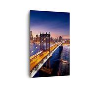 Quadro su Tela Verticale 80x120cm Stampe da Parete Usa america new york manhattan Grandi Decorazione Murale Camera da Letto 1 pezzo Quadri Moderni Soggiorno Immagini Wall Art Canvas PA80x120-2820