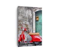 ARTTOR Quadri Moderni su Tela 80x120 cm Verticale Auto Viaggi - 2571