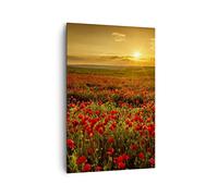 ARTTOR Quadri Moderni su Tela 80x120 cm Verticale Botanica Paesaggi - 3643