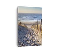 Quadro su Tela 80x120cm mare spiaggia duna Stampe Immagini Quadri Moderni Murale
