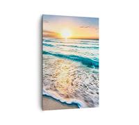 ARTTOR Quadri Moderni su Tela 80x120 cm Verticale Paesaggi Marino - 3621