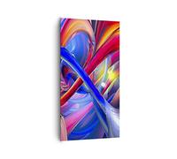 ARTTOR Quadro su Tela Verticale Astratto colori Stampe da Parete 65x120cm Quadri Moderni Soggiorno Camera da Letto Cucina 1 pezzo Grandi Decorazione Murale Wall Art Canvas Immagini PA65x120-2294