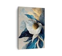 ARTTOR Quadro su Tela Verticale Fiore Elegante Pezzo Stampe da Parete 70x100cm Quadri Moderni Soggiorno Camera da Letto Cucina 1 pezzo Grandi Decorazione Murale Wall Art Canvas Immagini PA70x100-5594