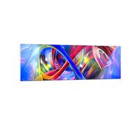 ARTTOR Quadro su Vetro 160x50cm Stampe da Parete in Vetro Astratto colori Grandi XXL Decorazione Murale Camera da Letto Cucina 1 pezzo Quadri Moderni Soggiorno Immagini Wall Art GAB160x50-2294
