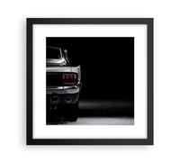 ARTTOR Stampa da Parete 30x30 cm Cornice Nera Auto - 5489 - P2B | Retro Poster da Parete Quadro Decorativo Decorazione da Parete Arte Poster Moderno Soggiorno Quadro Decorativo ARTTOR