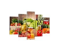 Quadro su Tela 150x100cm Il cibo verdure broccoli carne Stampe Immagini Murale