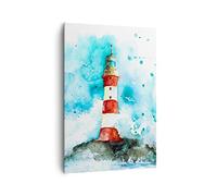 ARTTOR Stampe da Parete Moderne Verticali 70x100 cm Bambini Paesaggi - 2939 | Lanterna Marittimo Acqua Quadro Decorativo Grande Soggiorno Camera da Letto Decorazione da Parete Arte da Parete ARTTOR