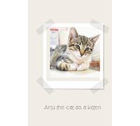Artù the cat as a kitten: Elegant lined notebook with artistic hardcover
