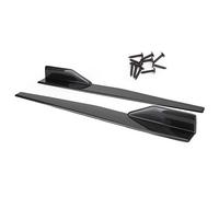 Artudatech Coppia 86 cm Minigonne Laterali in Fibra di Carbonio per Auto Divisori a bilanciere Diffusore Winglet Wings